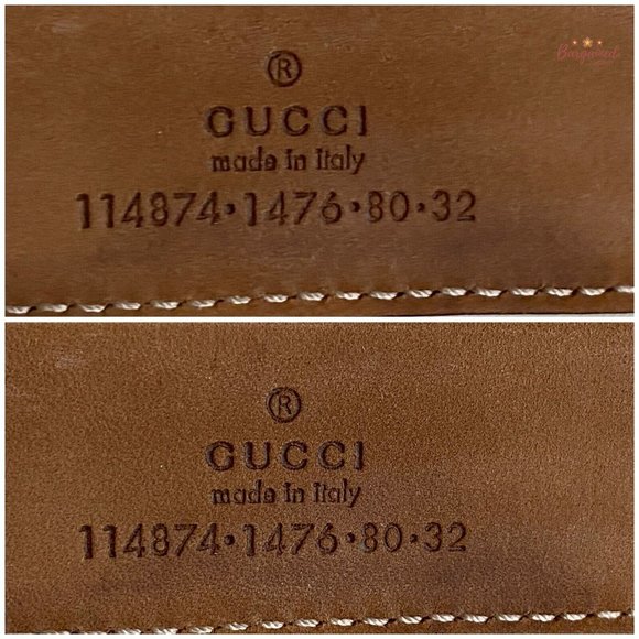 Authentic Gucci Pink Microguccissima Patent Leather Interlocking G Belt 80/32 - Picture 7 of 13